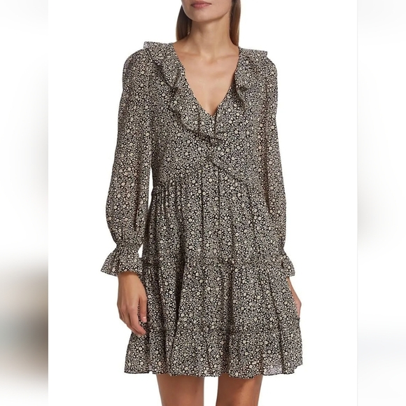 NWT JOIE ADANSON MINI COTTON DRESS COLOR BLEACHED SAND SIZE 4 - Picture 7 of 14